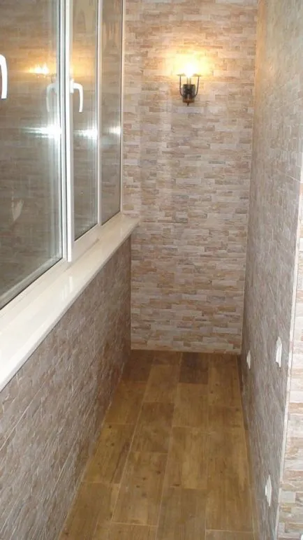 A falakat az erkélyen - képek a legjobb ötletek a design szép falak az erkélyen