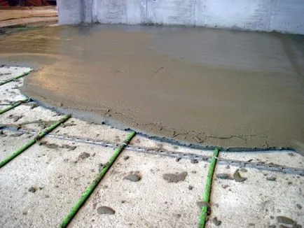 Esztrich padlófűtés saját kezűleg