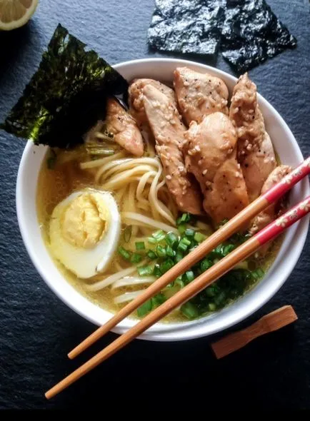 Ramen leves recept fotókkal otthon