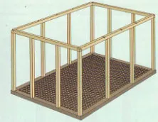 Greenhouse fából kezüket - rajzok és fotók