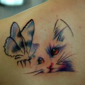 Cat tetoválás értelmében - a szó egy szimbólum, a lányok és a fiúk (tetoválás) cat értéke tetoválás - jelképe értelmében a lányok és a fiúk