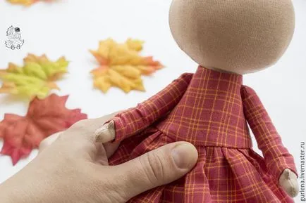 Textil baba tetőtől sarkú - Fair Masters - kézzel készített, kézzel készített