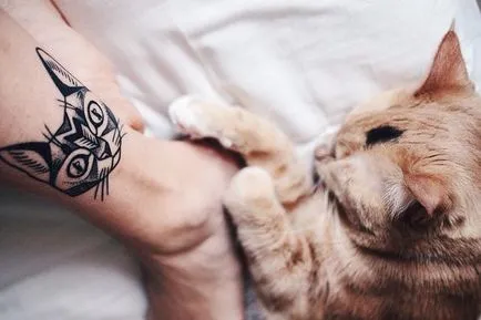 Cat tetoválás Női 100 legszebb lehetőségek fotó