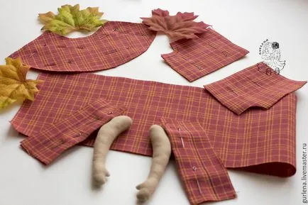 Textil baba tetőtől sarkú - Fair Masters - kézzel készített, kézzel készített