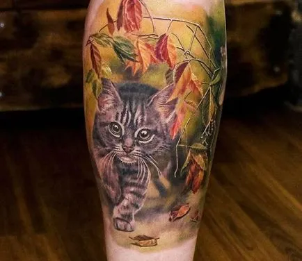 Cat tetoválás Női 100 legszebb lehetőségek fotó