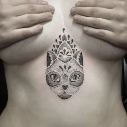 Cat tetoválás Női 100 legszebb lehetőségek fotó