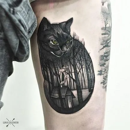 Cat tetoválás Női 100 legszebb lehetőségek fotó