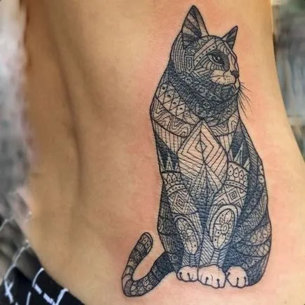 Cat tetoválás Női 100 legszebb lehetőségek fotó
