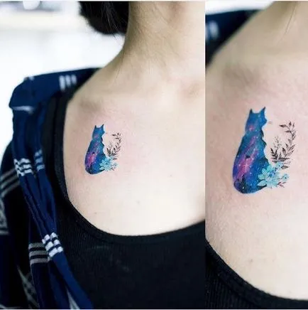 Cat tetoválás Női 100 legszebb lehetőségek fotó