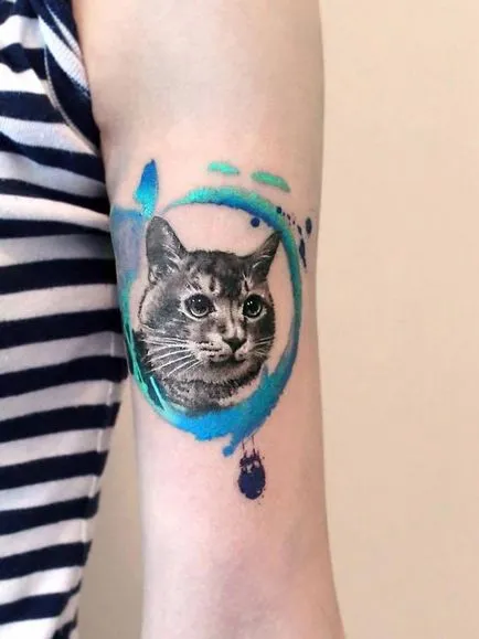 Cat tetoválás Női 100 legszebb lehetőségek fotó