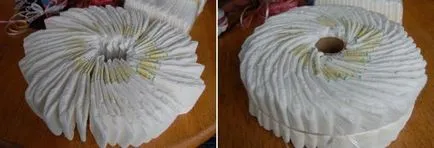 Cake pelenkák kezük lépésről lépésre fotó