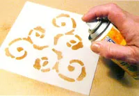 Stencil a kezüket egy film vagy papír - kézzel készített otthon