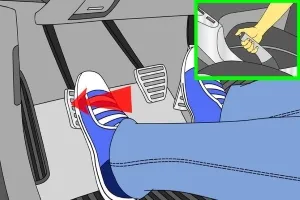 Mi érintette a mechanika és a gép nem a kézifék és a hegyre