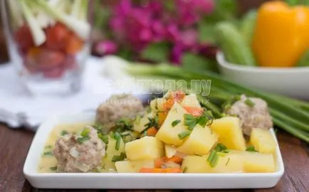 Sült krumpli fasírt - a recept lépésről lépésre fotók, minden étkezés