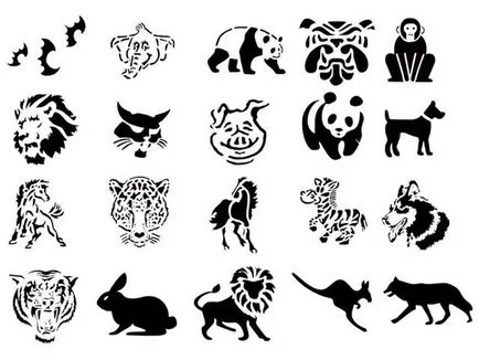 Stencil a falakon saját kezűleg minták, díszítő otthoni (stencil) Stencil a falakon saját kezűleg minták, díszítő otthonában