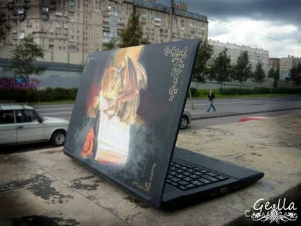 Laptop dekoráció, DIY