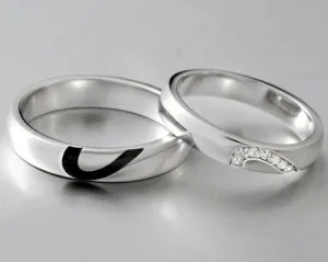 Válassza ezüst jegygyűrű