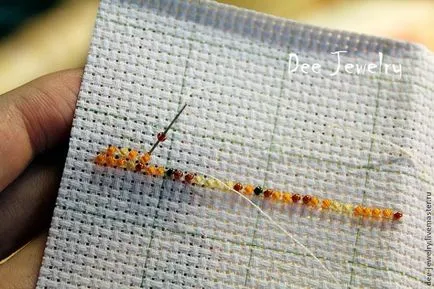 Gyöngysor egy vázlatot a kezdők bross esik, ősz