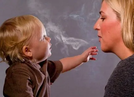 A hatás a dohányzás a baba, szerető anya (anya) A hatás a dohányzás a baba, szerető anya
