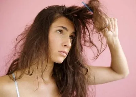 Hair Restoration az otthoni népi jogorvoslati osztott, festés után,