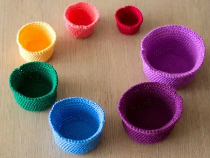 Horgolt kit kosarak