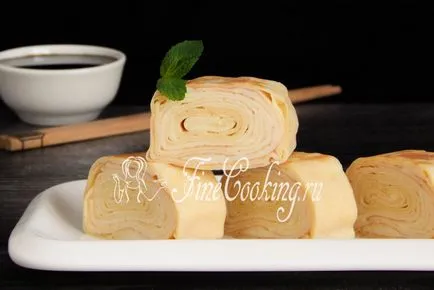 Japán omlett (tamago-Yaki) - recept fotókkal