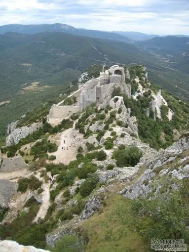 Château de Queribus vár, várak Franciaország, Európa várak, várakat