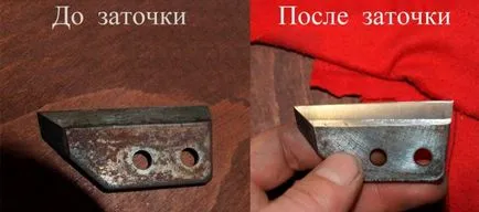 Élezése lapátok jég csavarok otthon, a legjobb módja (élezés) Élezése lapátok jég csavarok otthon, a legjobb módja