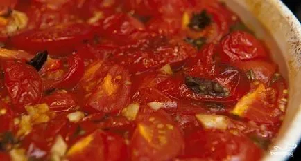Sült paradicsom sajttal - lépésről lépésre recept fotók a (sajtos sült paradicsom) Sült paradicsom sajttal - lépésről lépésre recept fotók