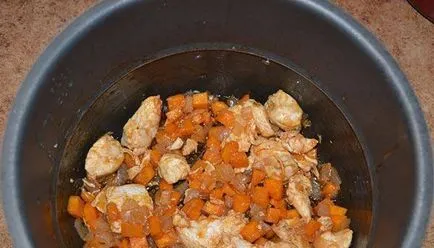 Sült csirke multivarka - lépésről lépésre recept fotók