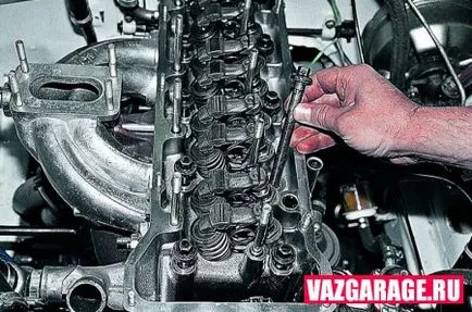 Cseréje a hengerfej tömítést VAZ-2106 (szerelés) Cseréje a hengerfej tömítést VAZ-2106