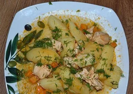 Sült csirke multivarka - lépésről lépésre recept fotók