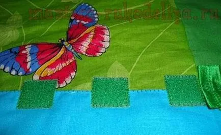 Fejlődő szőnyeg a gyermek kezét