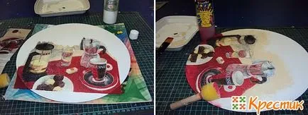 Mesterkurzus óra decoupage