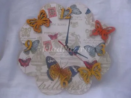 Mesterkurzus óra decoupage