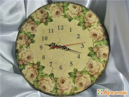 Mesterkurzus óra decoupage