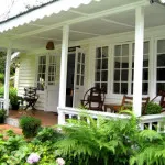 Fa pavilon a kezüket