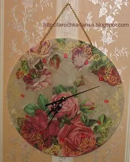 Mesterkurzus óra decoupage