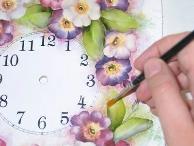 Mesterkurzus óra decoupage