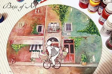 Mesterkurzus óra decoupage