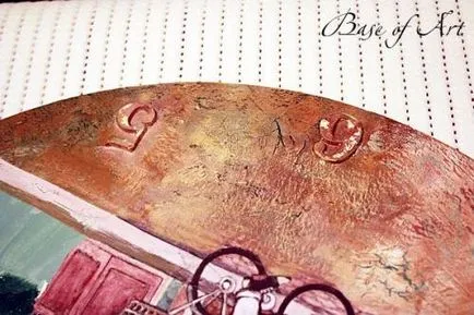 Mesterkurzus óra decoupage