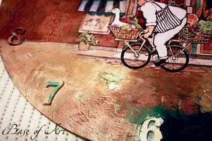 Mesterkurzus óra decoupage