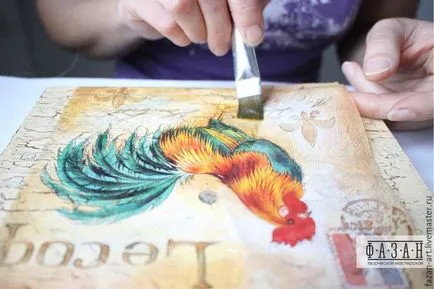 Mesterkurzus óra decoupage