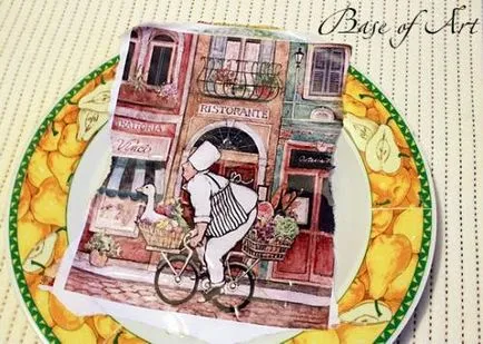 Mesterkurzus óra decoupage