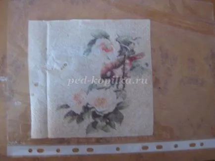 Mesterkurzus óra decoupage