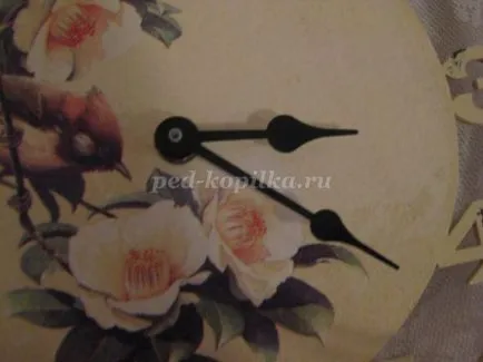 Mesterkurzus óra decoupage