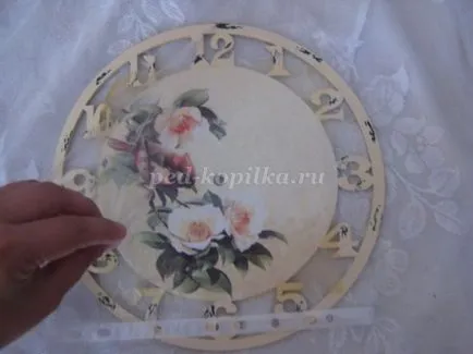 Mesterkurzus óra decoupage
