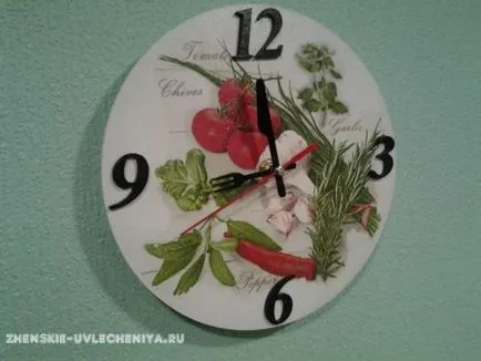 Mesterkurzus óra decoupage