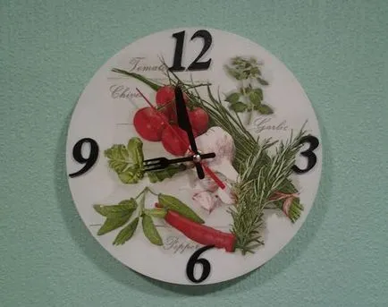 Mesterkurzus óra decoupage