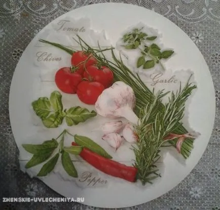 Mesterkurzus óra decoupage